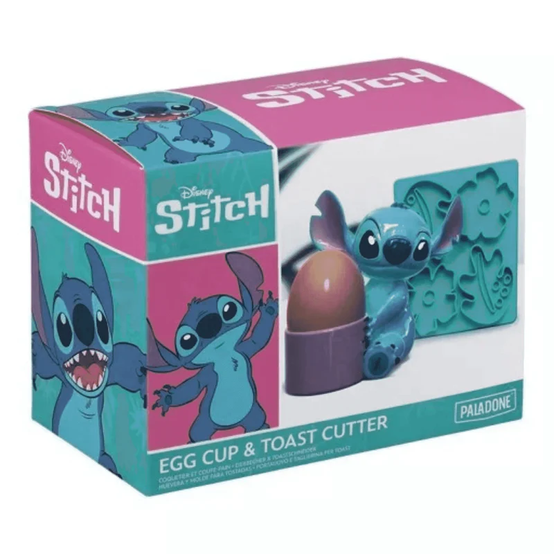 Set de Huevera y Molde para Tostadas Stitch Disney
