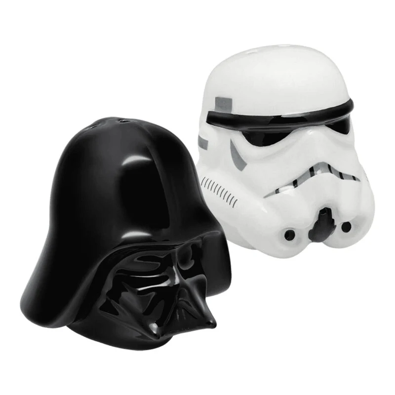 Set Salero y Pimentero 3D Darth Vader y Stormtrooper