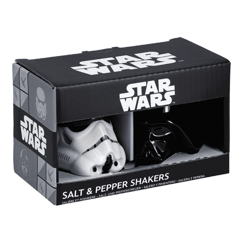Set Salero y Pimentero 3D Darth Vader y Stormtrooper