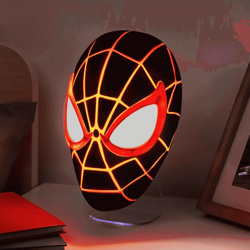 Lámpara Máscara Miles Morales Spiderman Paladone