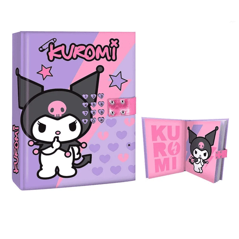 Diario Secreto Kuromi con Sonido, Luz y Código