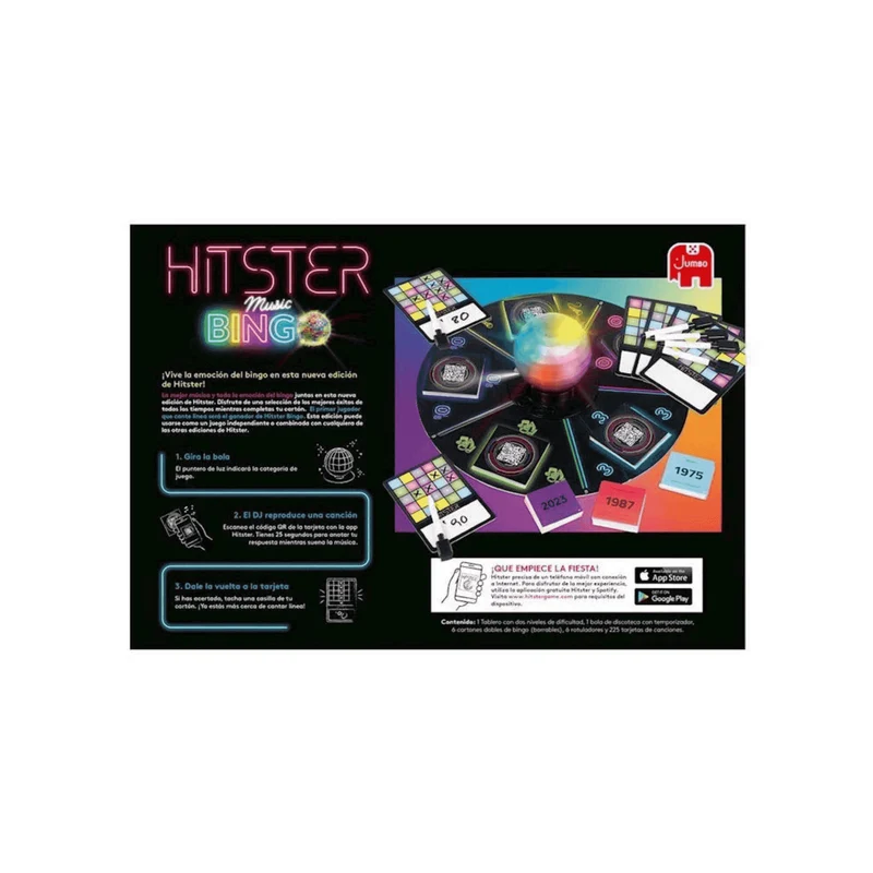 Juego de mesa Hitster Bingo - Diviértete con estilo y tendencia