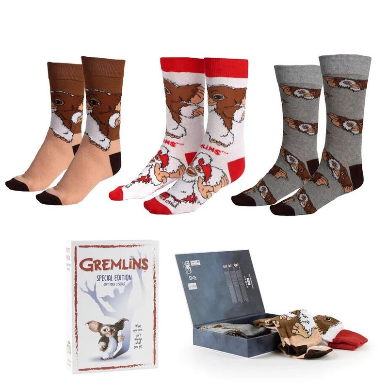 Set 3 Pares de Calcetines Gremlins