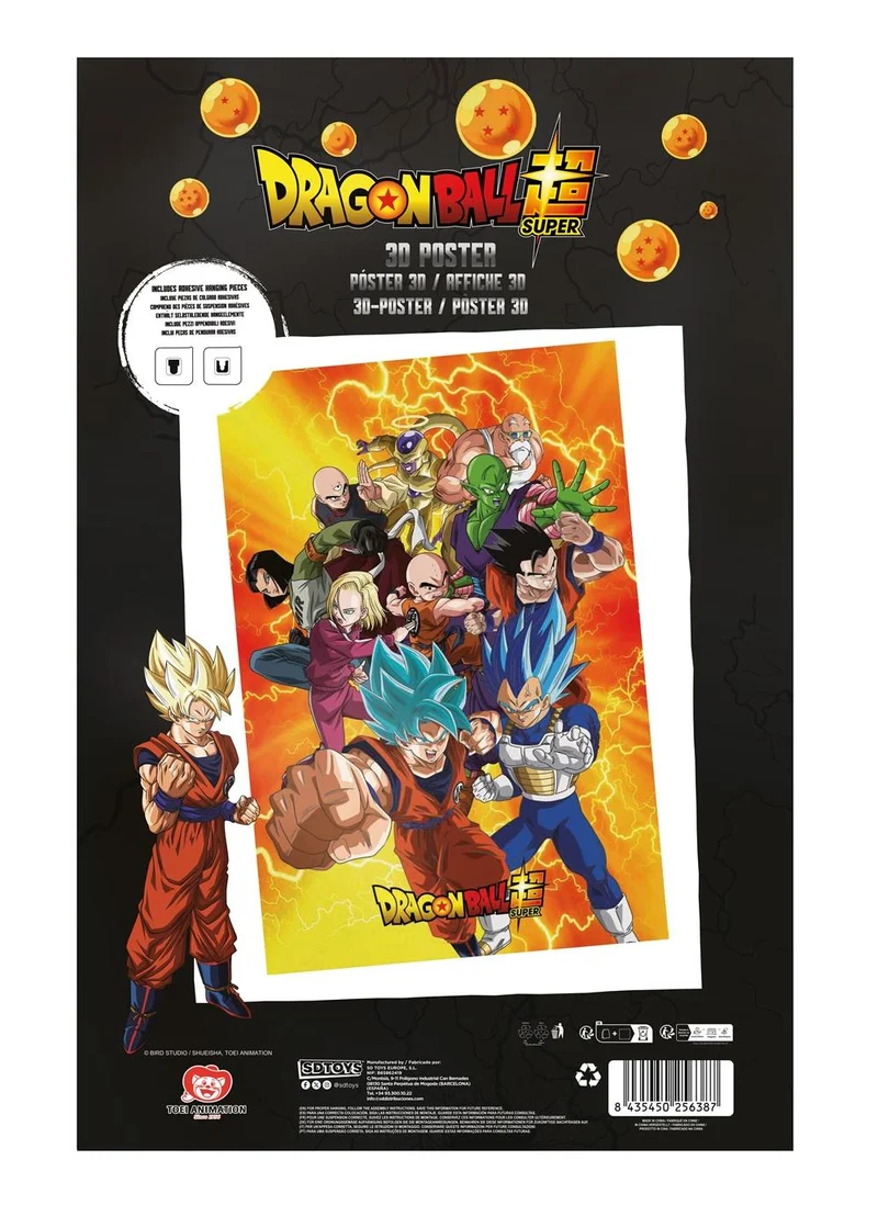 Poster 3D Universal Survival Heroes - Dragon Ball Super