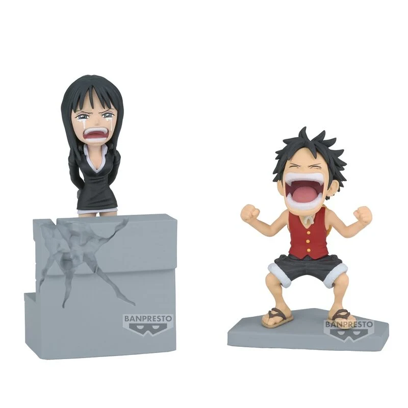 Figura Luffy y Nico Robin - One Piece WCL Stories 10cm