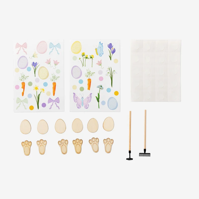 Paint-your-own Easter bunny house decoration