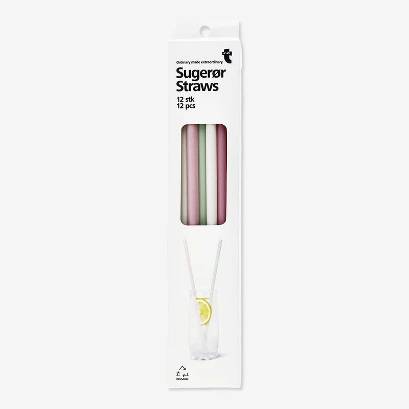 Reusable straws. 12 pcs