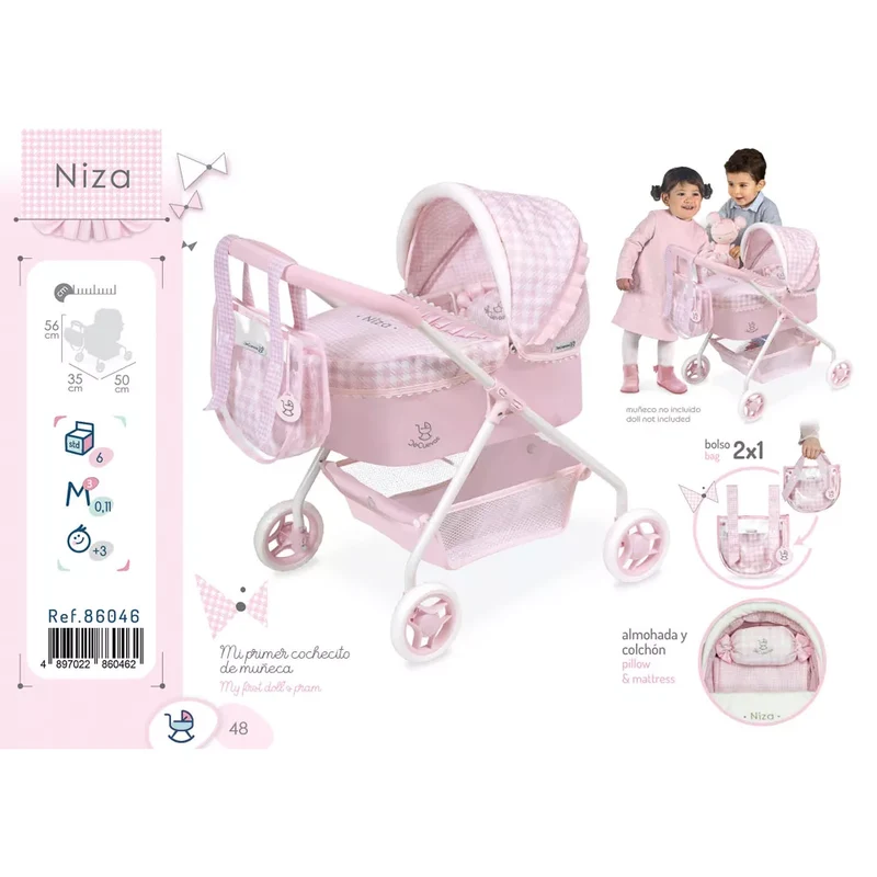 Carro de Muñecas Niza Mi Primer Carro