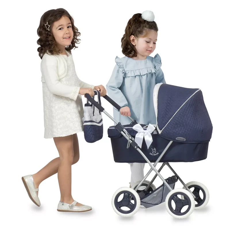 Coche De Muñeca Plegable Con Sombrilla Para Muñecas De Hasta 48 Cm.