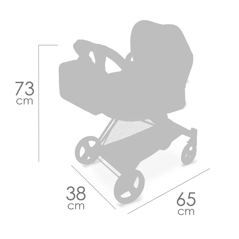 Coche Muñeca 3 X 1 Plegable De Cuevas Toys