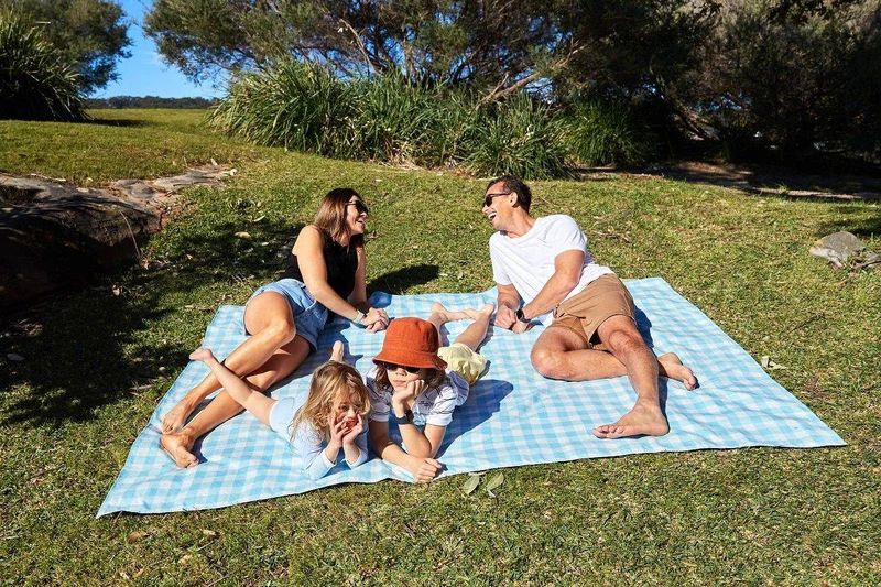 Manta Picnic Dock&Bay Blueberry Vichy (2 tamaños)