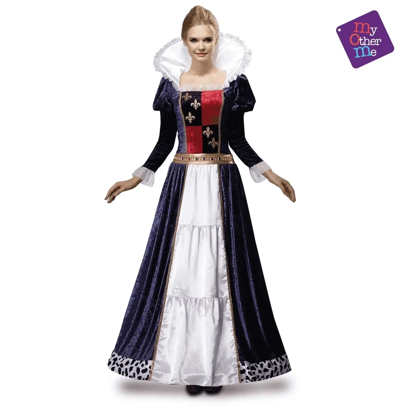Disfraz de Reina de lujo adulto talla ML