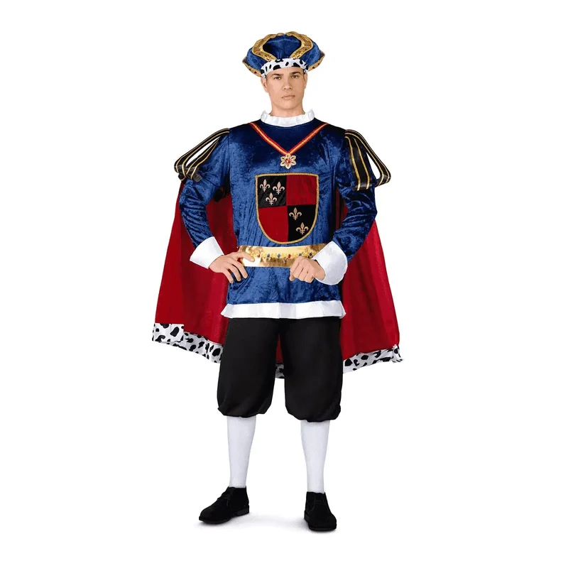 Disfraz de Rey de lujo adulto talla ML