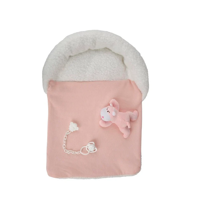 Muñeca Reborn Ariel Rosa con Cojín 40 cm
