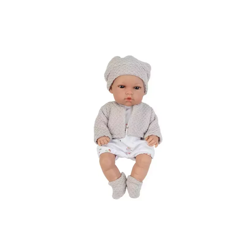 Muñeca Elegance 33 Cm Natal Gris Exclusiva