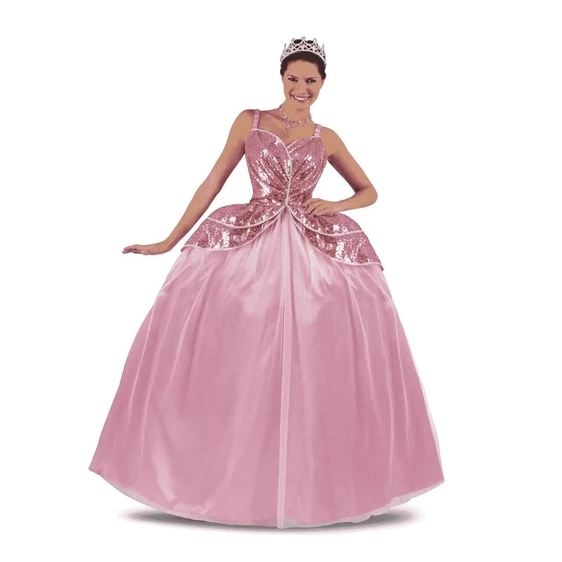 Disfraz de Princesa bruja rosa adulto talla M