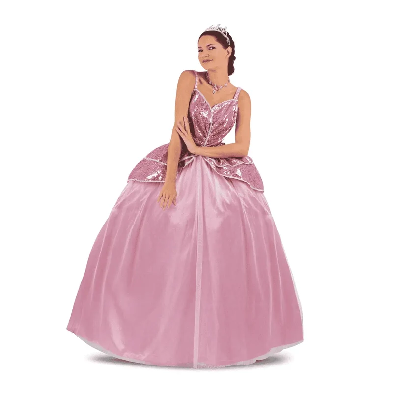 Disfraz de Princesa bruja rosa adulto talla M