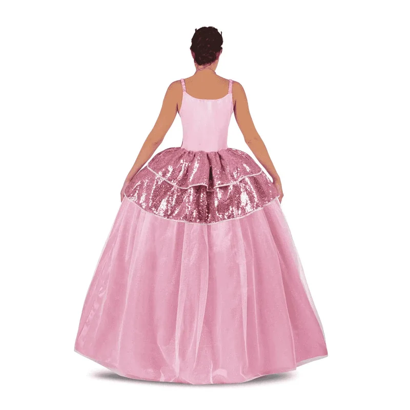 Disfraz de Princesa bruja rosa adulto talla M