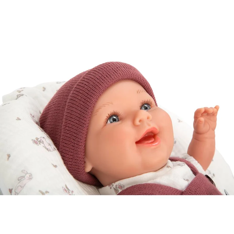 Muñeca Elegance Gadi Granate con Cojín 35 cm - Muñecas Arias