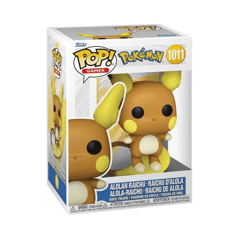 Funko Pop Pokémon Raichu de Alola