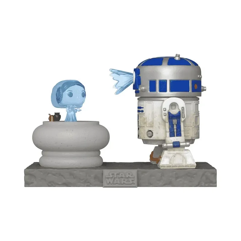 Funko Pop R2D2 & Leia Star Wars Deluxe