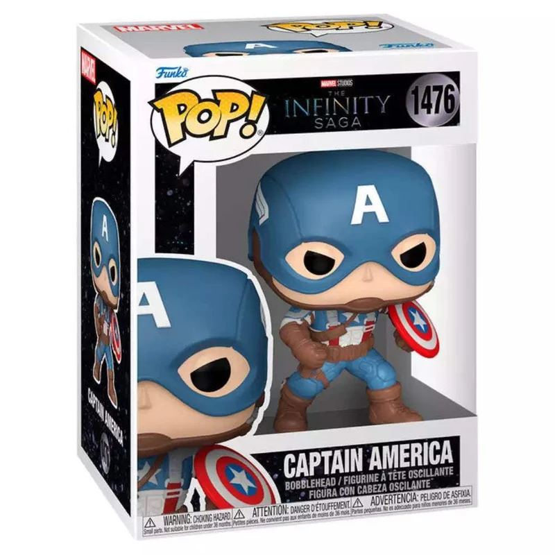 Funko Pop Capitán América nº1476 Marvel Infinity Saga