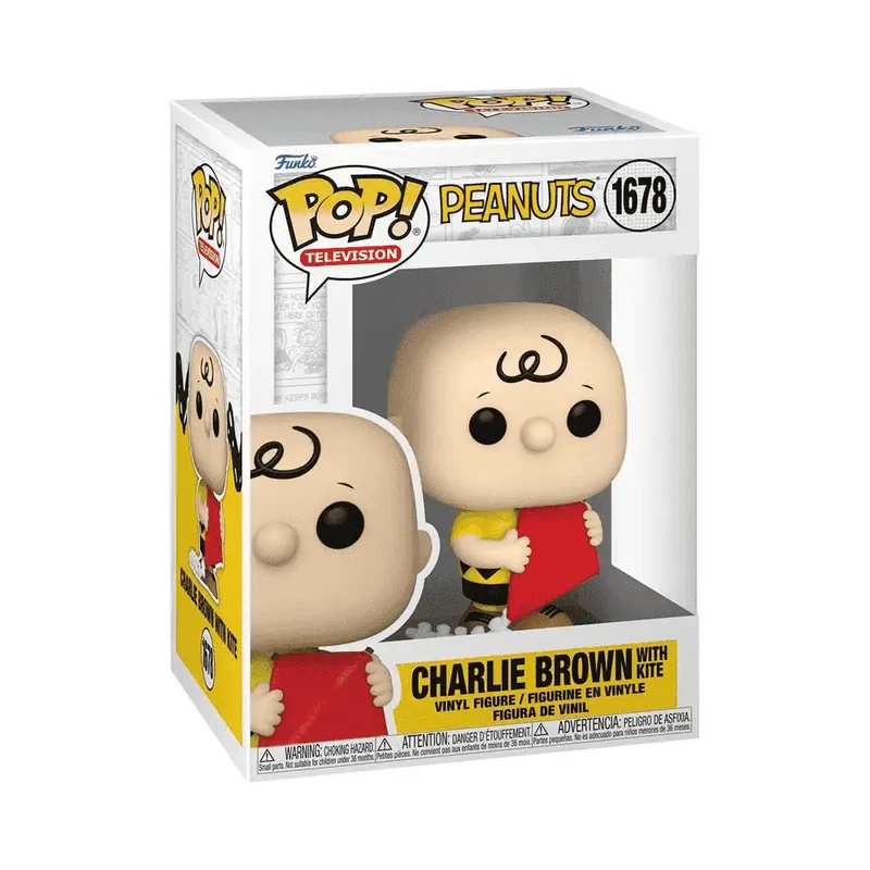 Funko Pop Peanuts Charlie Brown con Cometa Snoopy