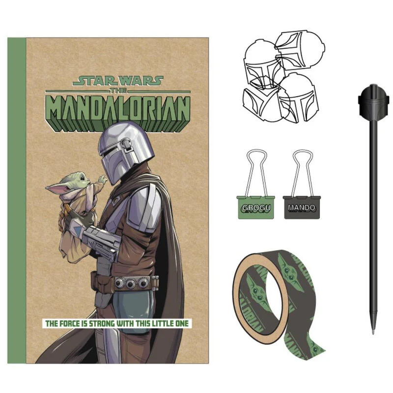 Set de Papelería Baby Yoda - Star Wars The Mandalorian