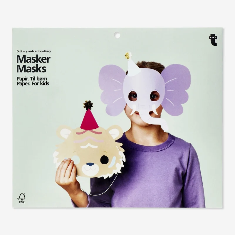 Paper masks. For kids