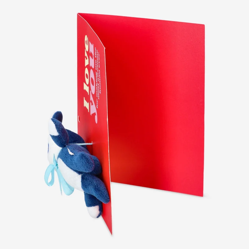 Cuddly friend. With card