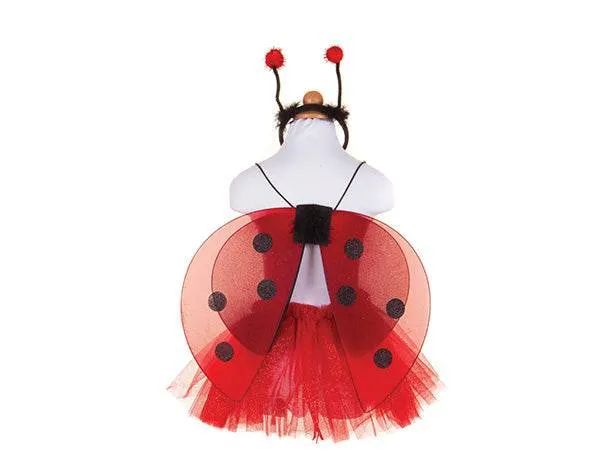 Disfraz Mariquita Glitter · Great Pretenders 4-6 años