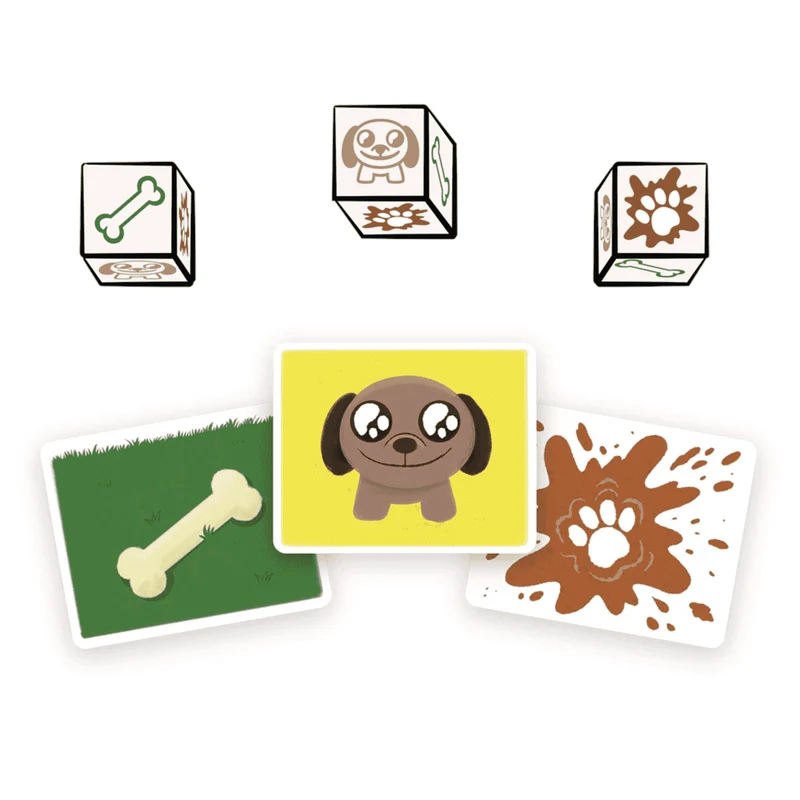 Apestosillo Juego de mesa familiar con dados y cartas