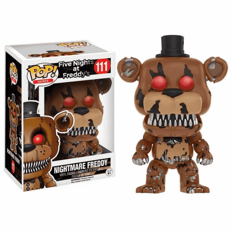 Funko Pop! Vinyl Games Fnaf Nightmare Freddy 3.75' ¡Ideal para fans de Five Nights at Freddy´s!