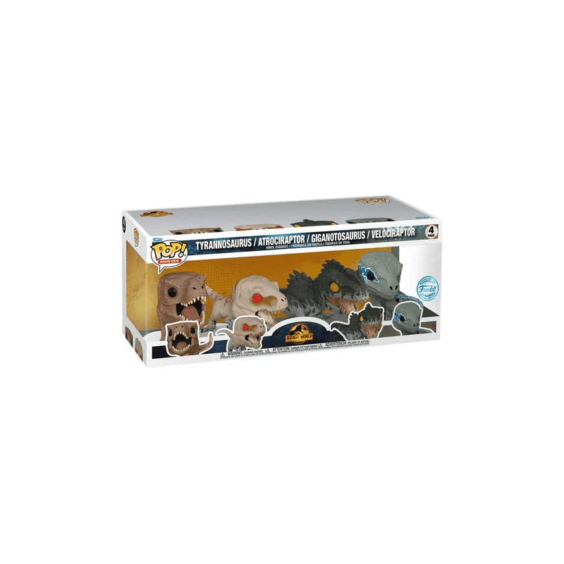 Funko Pop Jurassic World 3 Pack 4