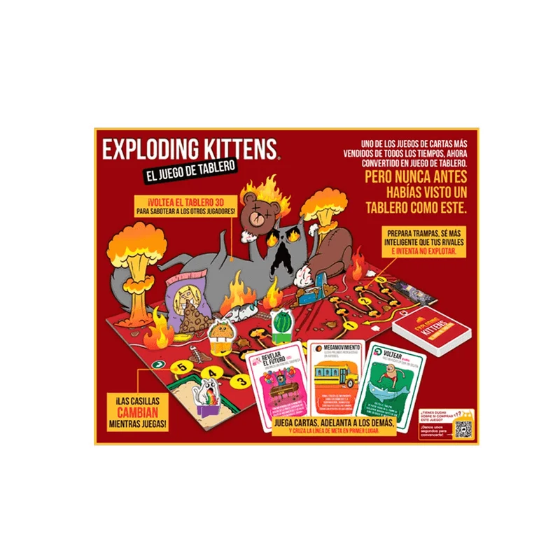 Exploding Kittens: El Juego de Tablero – Diversión Explosiva en 3D