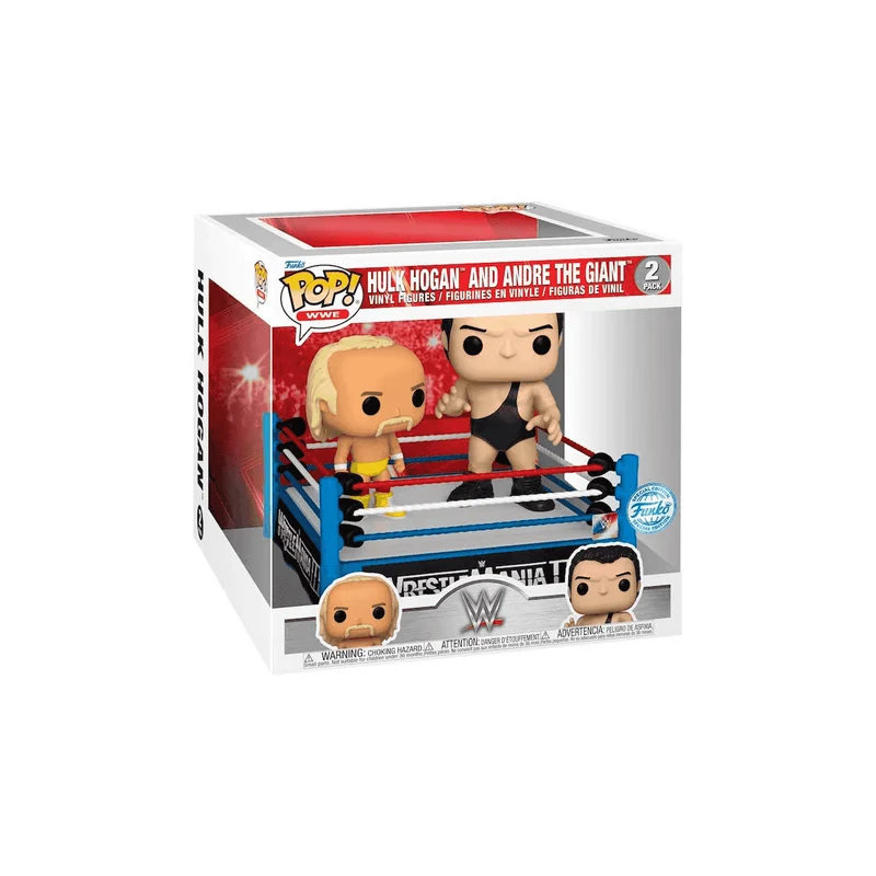 Funko POP WWE! Momento Hulk vs Andre el Gigante