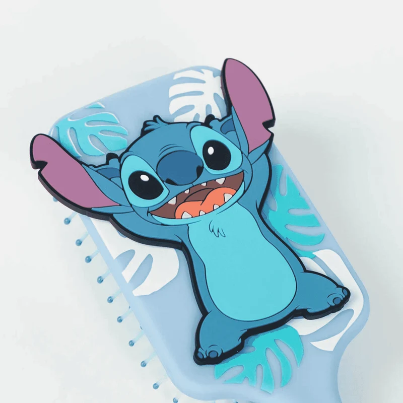 Cepillo de Pelo Lilo & Stitch 'Stitch Happy' - Cuidado con Estilo Disney