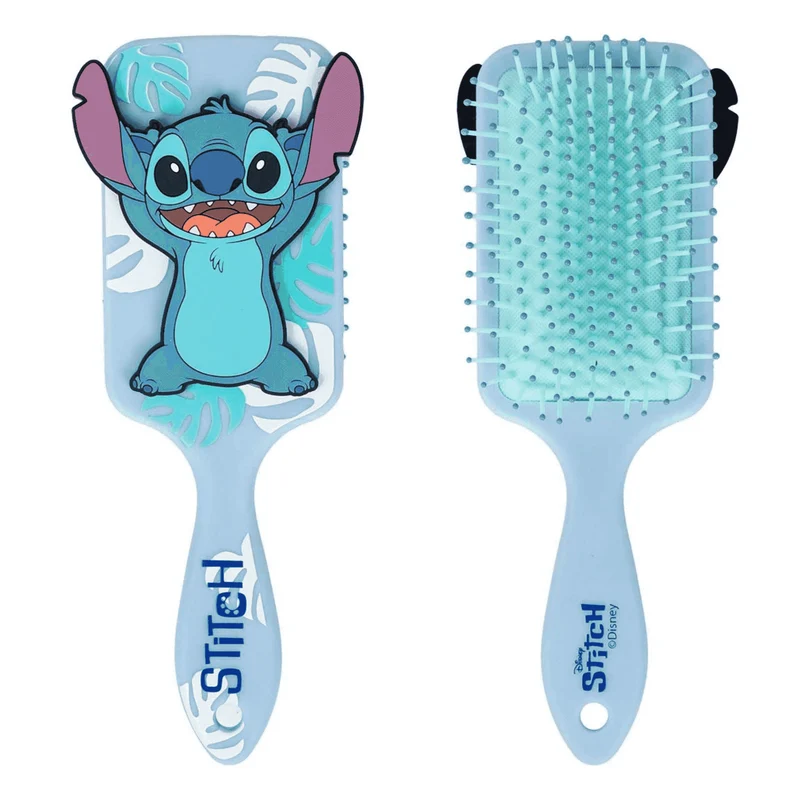 Cepillo de Pelo Lilo & Stitch 'Stitch Happy' - Cuidado con Estilo Disney