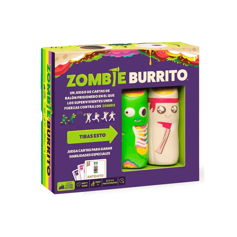 Juego de Cartas Zombie Burrito