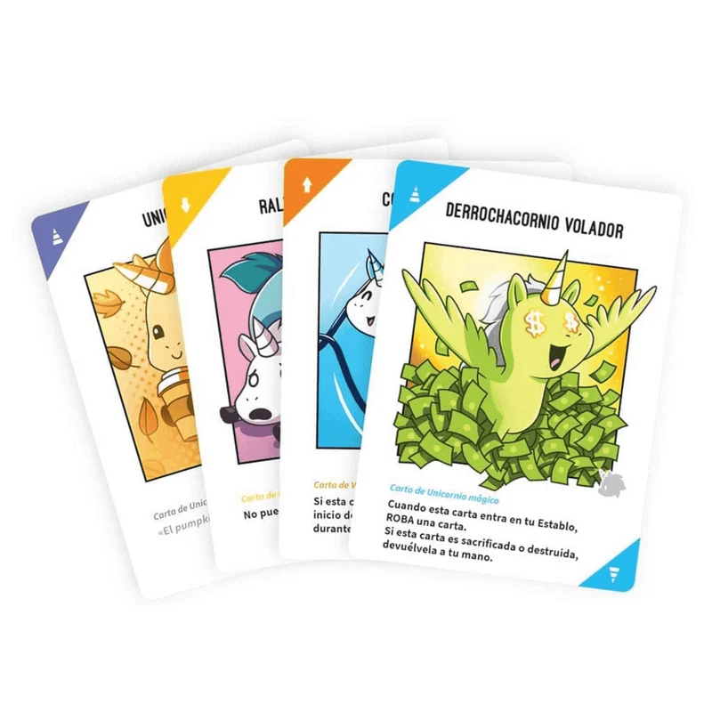 Juego de Cartas Estratégico Unicornios Inestables