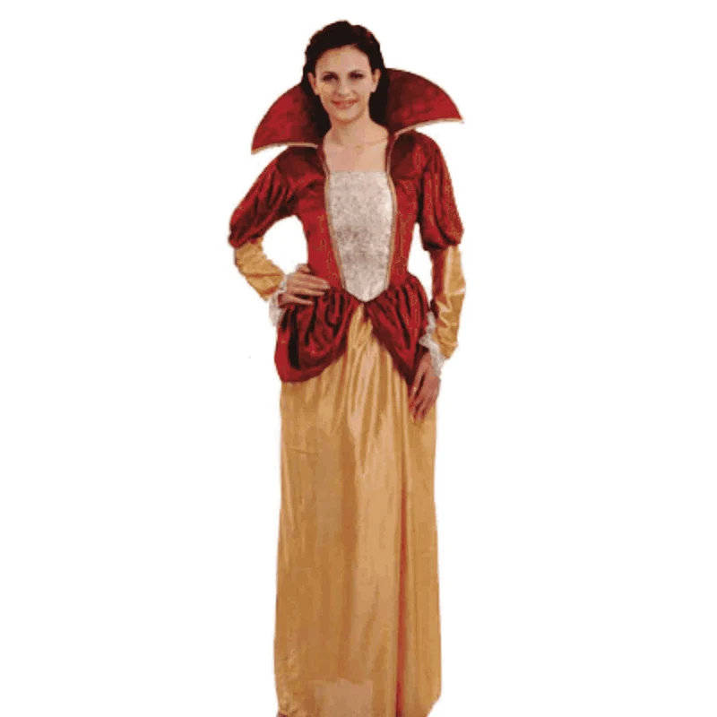 Disfraz De Medieval Mujer Oro