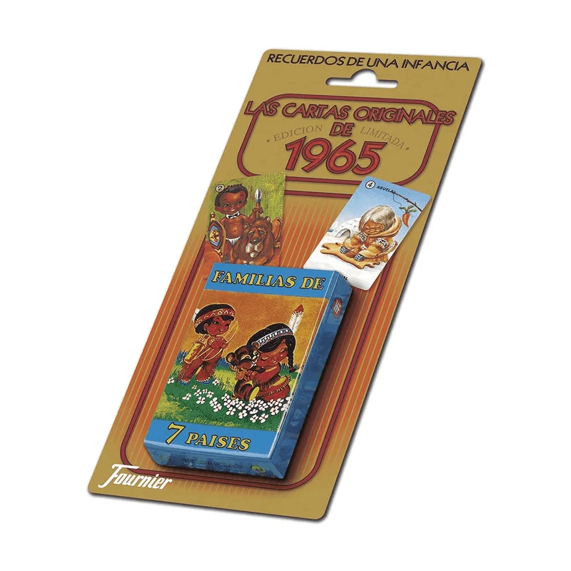 Juego de Cartas Infantiles 7 países Clásicas 1965