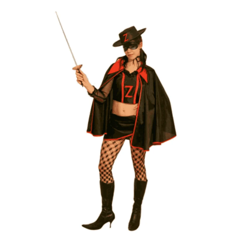 Disfraz De El Zorro Mujer Enmascarada