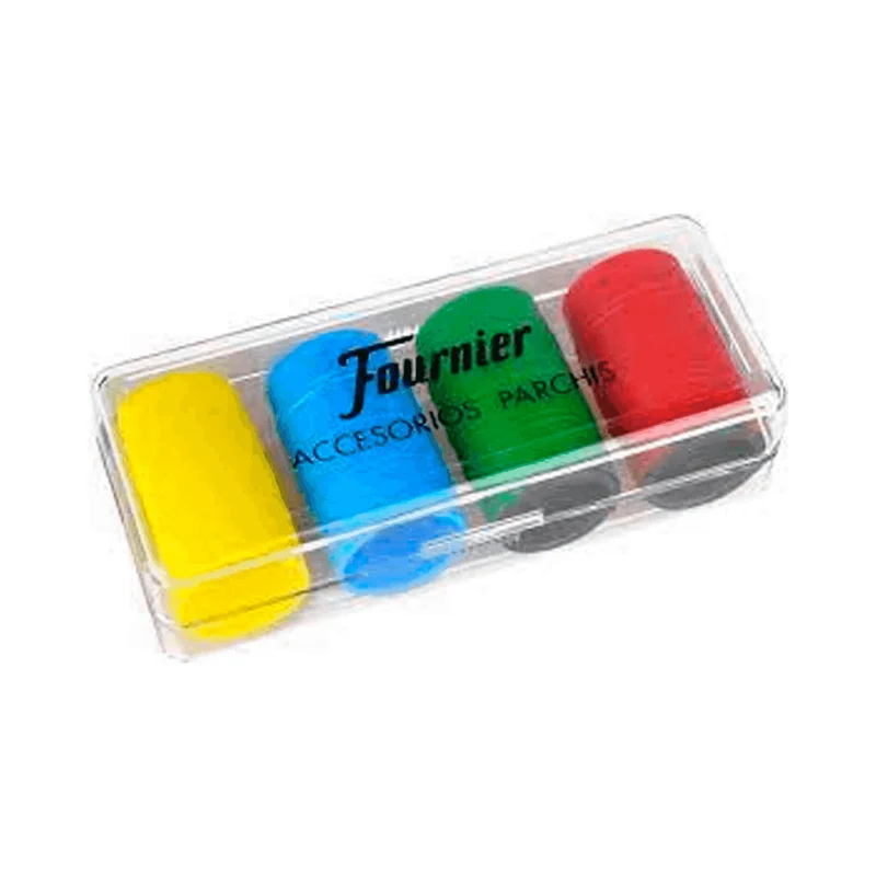 Accesorios de parchís para 4 jugadores