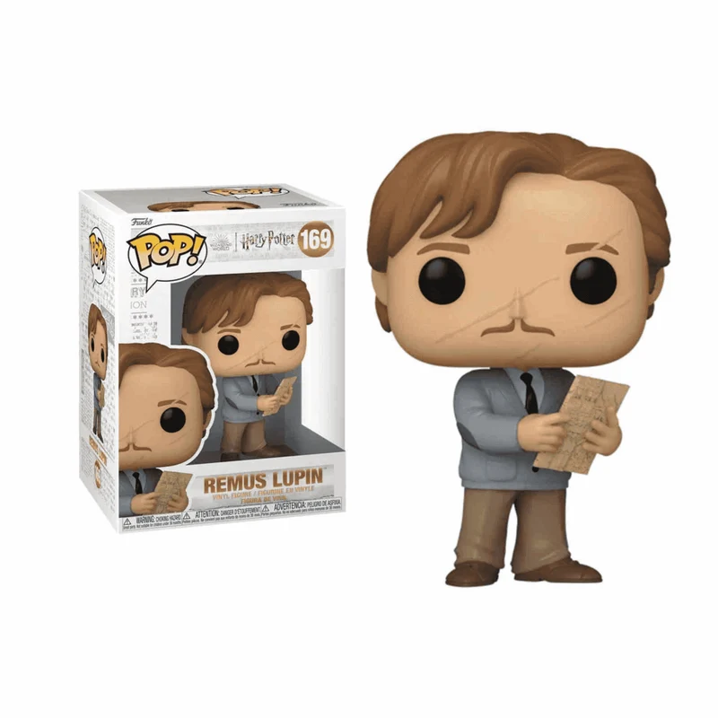 Funko Pop Harry Potter Prisionero de Azkaban Lupin con Mapa. Coleccionable de vinilo ideal para fans
