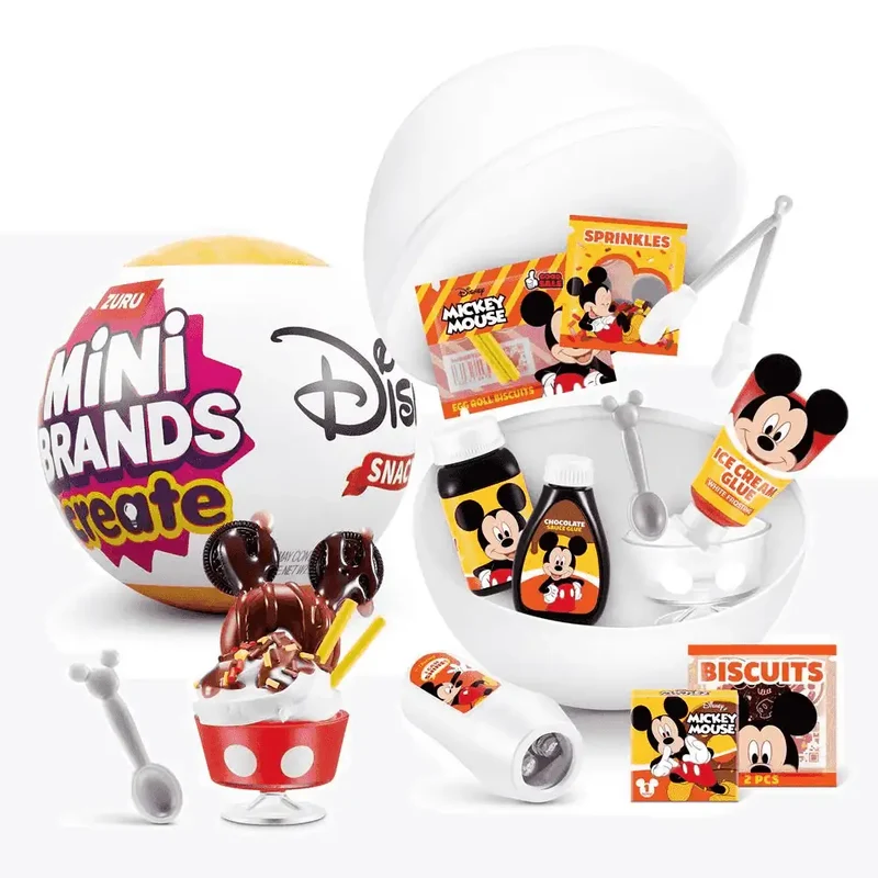 Cápsula Sorpresa Mini Brands Disney Snacks Create