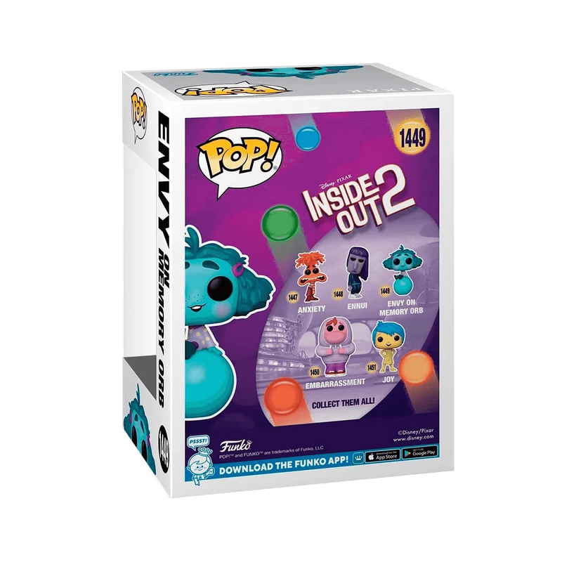 Funko Pop Envidia on Memory orb 1449 Inside Out 2