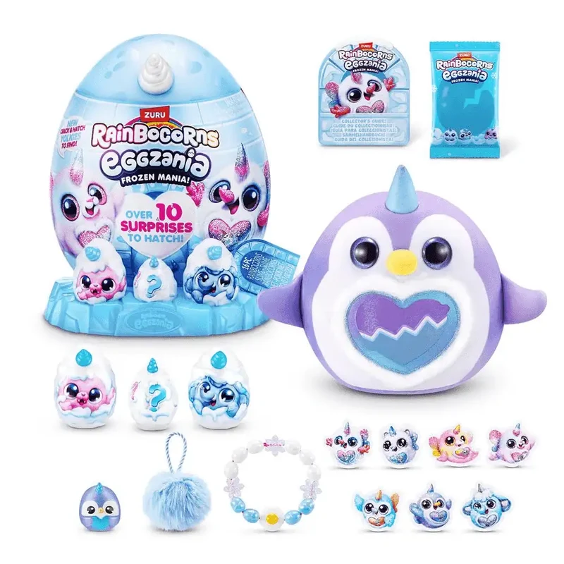 Huevo Sorpresa Rainbocorns Eggzania Frozen Mania – 10+ sorpresas