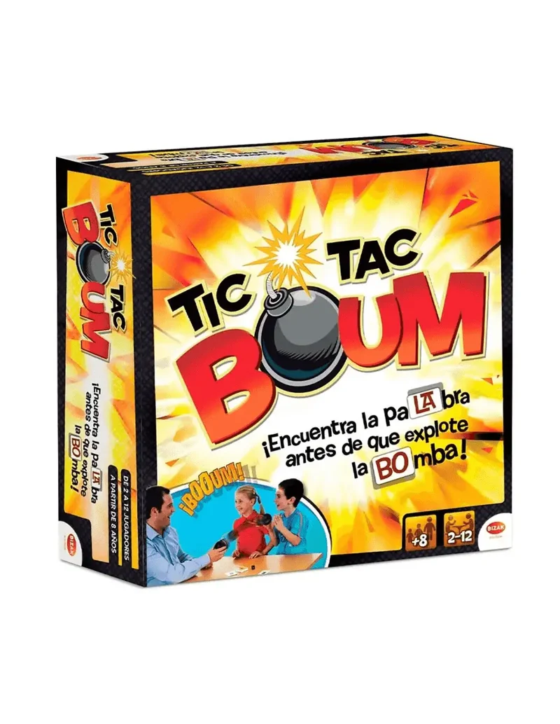 Tic Tac Boum – Juego de palabras y rapidez