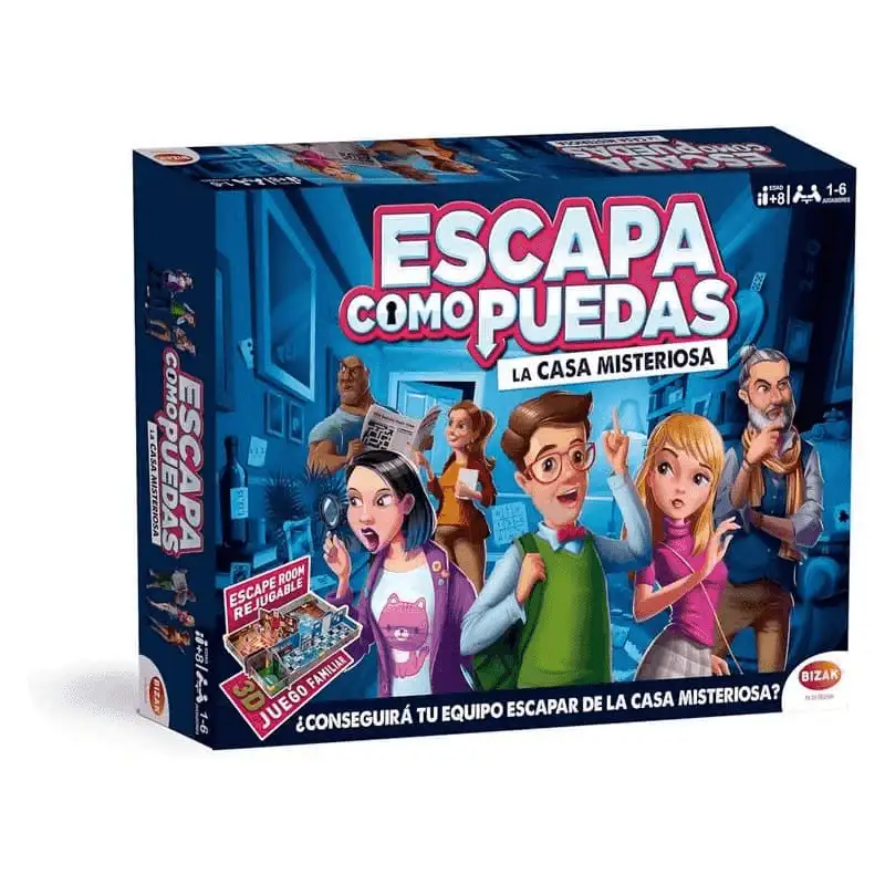 Escapa como Puedas – Juego de mesa familiar de escape